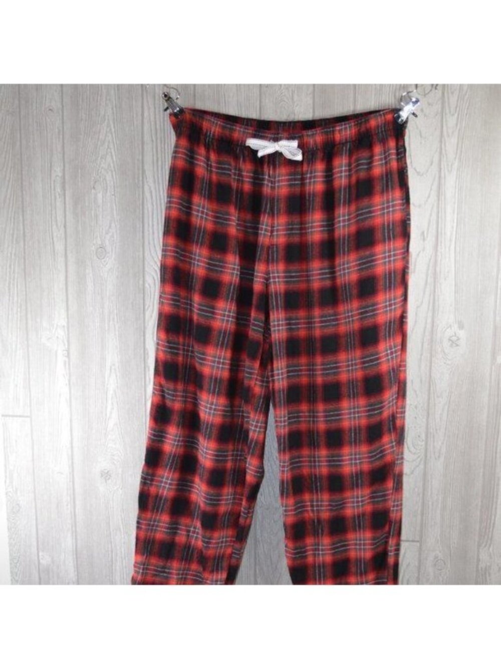 Joe Boxer Womens Red Plaid Sleep Pajama Lounge Pants PLUS SIZE XL
